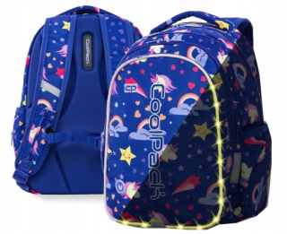 Školský batoh, taška - UNICORN SCHOOL BACKPACK LEDPACK dievčatá 1-3