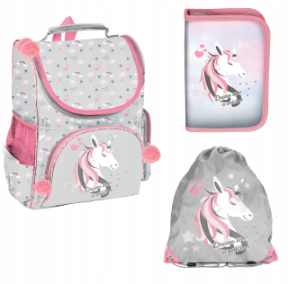 Aktovka školská taška - Unicorn SchoolBag ceruzka Case Unicorn Sack
