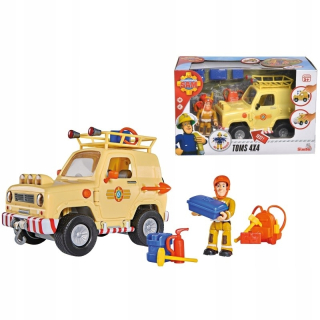 Požiarnik Sam  - Jeep Rescue 4x4 Fireman Sam Brand Simba