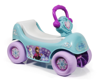 Elsa Frozen - Jazdec mrazený 2in1 pachacz vozík krajiny ľadu