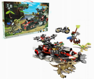 Jurský svet - Jurasové svetové vozidlo lov Dinosaury Motor682el