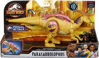 Jurský svet - Jurský World Ryk Battle Parasaurolophus zvuk