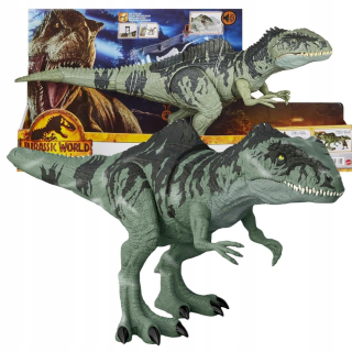 Jurský svet dinosaura veľký gigantosaurus 55 cm zvuk pohyblivá figúrka