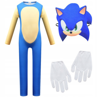 SONIC hračky - Jednodielny Sonic Halloween Cos Anime B kostým