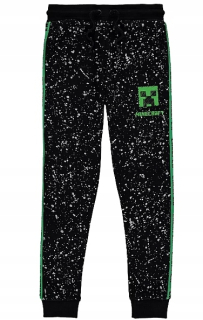 MINECRAFT - Joggers black minecraft george 6-7l