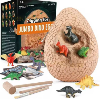 DINOSAURA XXL VAJCIA vykopávky baňa fosília archeológ JUMBO VAJCE