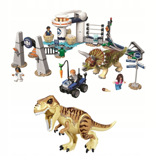 Jurský svet - Jurassic World Attack Triciratops + Tyrannosaurus Rex