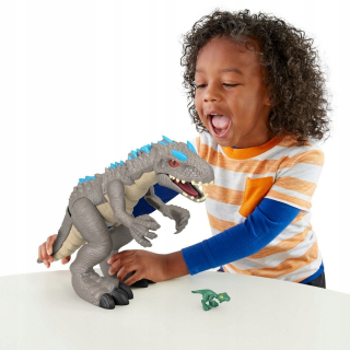 Jurský svet - Jurasský svet indominus rex 40cm pohyblivý + figurín