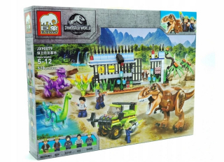 Jurský svet - Jurský World Klocki T-Rexa Attack Dinosaury 528 KL