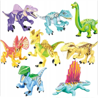 Jurský svet - Jurský World Park Figúrky Dinosaury Bloky z Pol