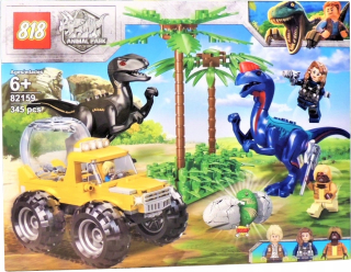 Jurský svet - Jurský svetový figúrsky dinosaury bloky AUTO 82159