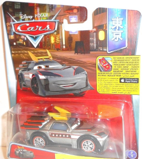 McQueen - Kabuto Japanese Boss Boost Metal Auta Cars Mattel