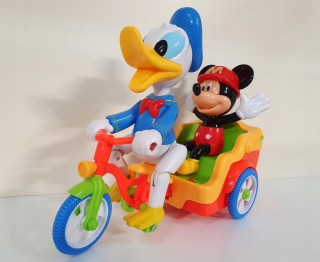 Káčer Donald - Donald Duck Mickey Mouse Bike svieti jazdu hra