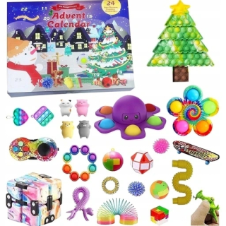 Adventný kalendár Antistresový hračky NEW