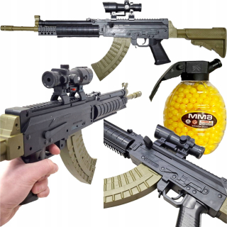 Detská puška - ASG AK47 Kalasznikow Ball Rifle+ 800 loptičiek