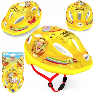 Medvedík Pú - Detská bicykla prilba Winnie Pú Disney