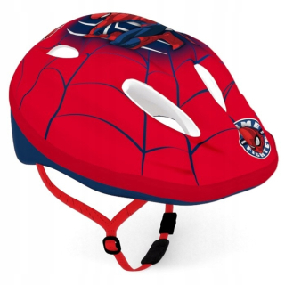 SPIDERMAN - Detská bicykla prilba. Nastaviteľný 52-56 Spiderman