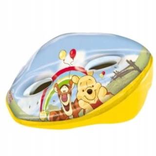 Medvedík Pú - Cyklistická prilba Winnie Pú na bicykli pre deti