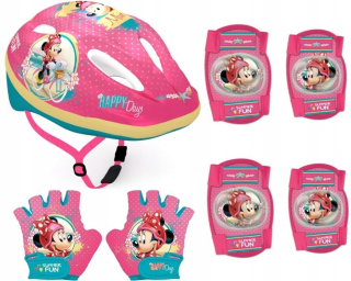 Minnie Mouse - Cyklistické prilby Protectors Rukavice myš Minnie