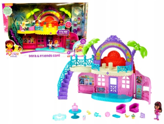 Dora a priatelia - Interaktívne Cafe + Dora Figurine a priatelia
