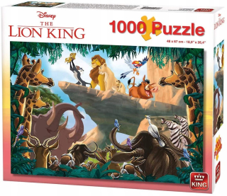 Leví kráľ - King 55830 Disney King Lion Simba Lion Rock Jigsaw