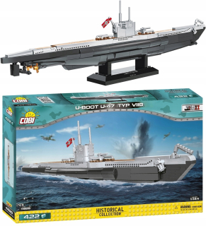 COBI 4828 U-BOOT U-47 VII B Podvodné