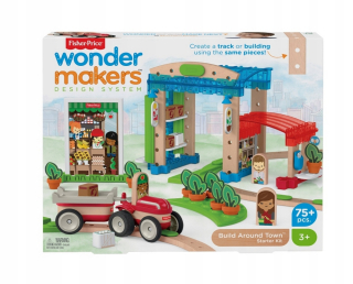 Medvedík Pú - Detské bloky Fisher-cena Wonder Town