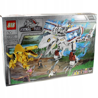 Jurský svet - LED bloky 21320 Kostra Dinosaurus 518L JURASSIC