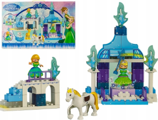Elsa Frozen - Ľadové bloky Krain Castle Land of Ice 82el Don