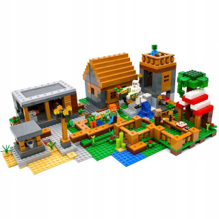MINECRAFT  - Minecraft 1106ks blokuje veľkú dedinu 21128 XXL _