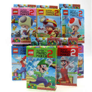 Super Mario - Klocki Super Figures Mario LED _8 OP. Vynikajúci