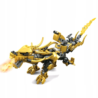 SPIDERMAN - Warrior Bricks Ninja Turtles Yellow Dragon 2in1