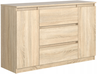 Komoda do detskej izby - Kufrík 2d 3s 120 cm dub Sonoma