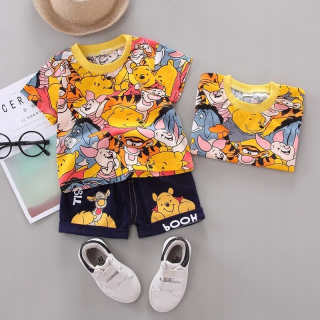 Medvedík Pú - Nastaviť 2cz Blúzka KR SHORTS WINNIE POOH 98