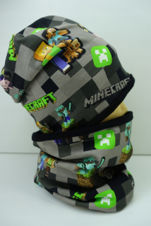 MINECRAFT  - SET + CHIMNEY MINECRAFT JARNA 54-56 cm