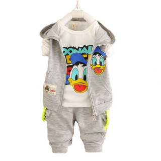 Káčer Donald - Set Dresik Donald Mickey 3-diel 80