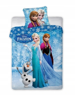 Elsa Frozen - Sada posteľnej bielizne 160x200 Frozen Elza Anna 02