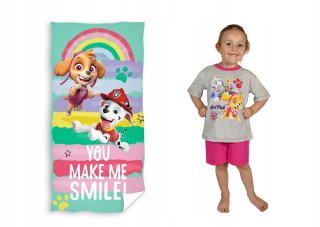 PAW Patrol - Sada psieho hliadka pyžamám 122 vaňového uteráka