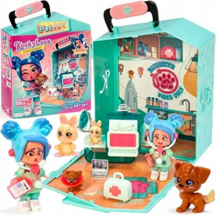 KOOKYLOOS Carla Pop-up veterinárna klinika SET
