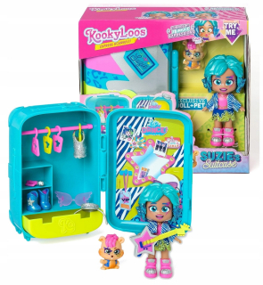 Magicbox KOOKYLOOS S Suzie Q´s Kufor Kufor SUZIE Akčná figúrka + zvieratko