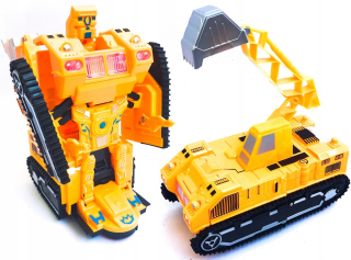 TRANSFORMERS - Auto Transformers Rýpadlo svieti hru a jazdí