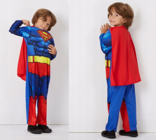 Superman - Kostým pre chlapca superman svaly svalov