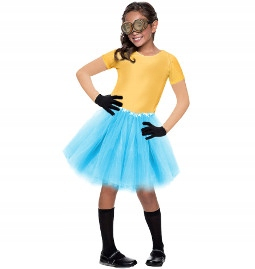 Mimoni  - Minion Costume Minion 4 EL BLUE 40CMR / G / B