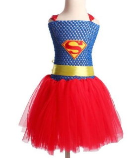 Superman - Superman kostým šaty šaty pre dievča
