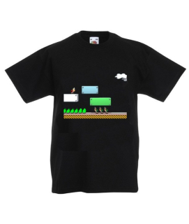 Super Mario - Junior Super Mario Bros Shirt vzory