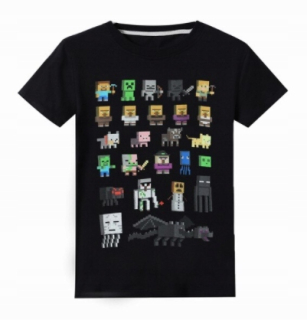 MINECRAFT - Tričko Top bavlnené minecraftTy pre deti