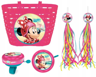 Minnie Mouse - Kôš Ribbon Bike Ringtone s myšou Minnie