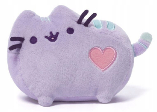Pusheen - Cat Puschen Pastel Purple Mascot Plush Gund