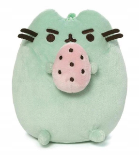 Pusheen - Catpseen zelená s vajcia maskot plyš