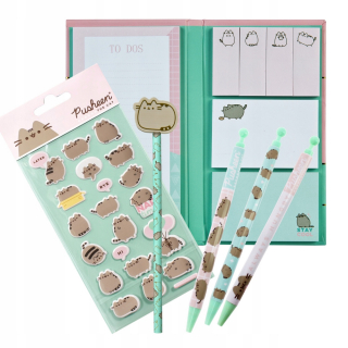 Pusheen - Cat Puschen Notes ceruzky perá samolepky gumy